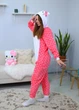 Женская кигуруми пижама взрослая и подростковая Kigurumi Hello Kitty Хеллоу Кітті в горошок Рожевий S 144-155 см (1084) - зображення 5