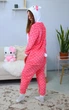 Женская кигуруми пижама взрослая и подростковая Kigurumi Hello Kitty Хеллоу Кітті в горошок Рожевий S 144-155 см (1084) - зображення 6
