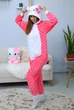 Жіноча кігурумі піжама доросла та підліткова Kigurumi Hello Kitty Хеллоу Кітті в горошок Рожевий XL 175-185 см (1084) - зображення 1