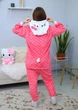 Жіноча кігурумі піжама доросла та підліткова Kigurumi Hello Kitty Хеллоу Кітті в горошок Рожевий XL 175-185 см (1084) - зображення 3