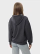 Толстовка на молнии женская Ray Premium Loose U0409W XL Темно-серая (RAY2000000042091) - изображение 2