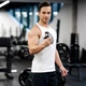 Еспандер регульований Gymtek 10-100кг з лічильником сіро-чорний - зображення 9