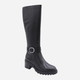 Kozaki damskie skórzane Geox D Damiana D56QCD-00043-C9999 36 Czarne (8058192476723) - obraz 2