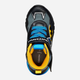 Buty sportowe młodzieżowe chłopięce za kostkę, świecące, zapinane na rzepy Geox J Ciberdron Boy J56LBE-0BC14-C0054 34 Czarne (8058192513237) - obraz 6