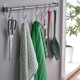 Набор полотенец кухонных, 4 шт, зелено-синие полоски, 45x60 см IKEA RINNIG 506.099.05 - изображение 2