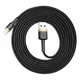 Кабель Baseus Cafule Series USB For Lightning 2м 1.5A (CALKLF-CV3) Gold/Blue - изображение 8