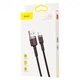 Кабель Baseus Cafule Series USB For Lightning 1м 2.4A (CALKLF-BG1) Grey/Black - изображение 10
