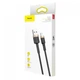 Кабель Baseus Cafule Series USB For Lightning 2м 1.5A (CALKLF-CV3) Gold/Blue - изображение 9