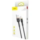 Кабель Baseus Cafule Series USB For Lightning 1м 2.4A (CALKLF-BV1) Gold/Black - изображение 9