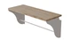 Полка настенная Ferrum-decor Комфи 260x600x240 металл Белый ДСП Дуб Сан-Марино 16 мм (FRD-102745) - изображение 2