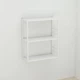 Книжная полка универсальная Ferrum-decor Стим 2 74x63x26 белый ДСП Белое 16мм (FRD-104109) - изображение 1