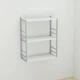 Книжкова полиця універсальна Ferrum-decor Стім 2 74x63x26 сірий ДСП Біле 16мм (FRD-104115) - зображення 1