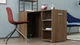 Стол-тумба трансформер Смарт 4/1 с этажеркой Ferrum-decor 1430x1450x500 Черный металл ДСП Дуб Сонома Трюфель 16 мм (FRD-105127) - изображение 2