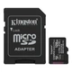 Карта пам'яті Kingston microSD 128GB C10 UHS-I A1 V10 R150MB/s + SD - изображение 2