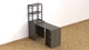 Стол-тумба трансформер Смарт 4/1 с этажеркой Ferrum-decor 1430x1450x500 Черный металл ДСП Дуб Сонома Трюфель 16 мм (FRD-105127) - изображение 9