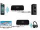 Универсальный Bluetooth ресивер аудио приемник передатчик звука Vikefon BT-B6 Черный - изображение 5