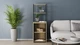 Стіл-тумба трансформер Смарт 3/2 з етажеркою Ferrum-decor 1430x1450x600 Чорний метал ДСП Дуб Сонома 16 мм (FRD-105119) - изображение 11