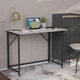 Стіл розкладний Моріс Ferrum-decor 750x1000x600 Чорний метал ДСП Бетон 16 мм (FRD-104675) - зображення 1