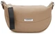 Жіноча шкіряна сумка Borsa Leather стильна beige crossbody сумка через плече з натуральної шкіри 52013 - зображення 3