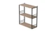 Книжная полка универсальная Ferrum-decor Стим 2 74x63x26 черный ДСП Дуб Сан-Марино 16мм (FRD-104104) - изображение 1