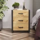 Тумба универсальная Ferrum-decor Вивьен 3 50x41x40 черный ДСП Дуб Сан-Марино 16мм (FRD-104187) - изображение 1