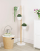 Kwietnik Umbra Floristand stojący biało-brązowy 139 x 44 cm (028295335447) - obraz 4