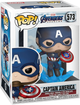 Figurka Funko Pop Marvel Captain America Broken Shield & Mjolnir 9 cm (0889698451376) - obraz 1