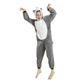 Женская кигуруми пижама взрослая и подростковая My Kigu Мягкая Собака Хаски Серая S 145-155 см (1090) - изображение 6
