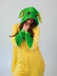 Женская кигуруми пижама взрослая и подростковая Kigurumi Мастер Йода Желтый S 145-155 см. (1097/1) - изображение 4