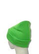 Вязаная шапка бини Лопата One-size Салатовый - изображение 2