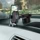 Автотримач для телефона Baseus Tank gravity car mount holder with suction base Tarnish Black (SUYL-TK01) - изображение 5