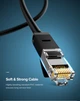 Кабель UGREEN NW102 Cat 6 U/UTP Lan Cable 3m (Black)(UGR-20161) (UGR-20161) - изображение 2