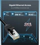 Кабель UGREEN NW102 Cat 6 U/UTP Lan Cable 3m (Black)(UGR-20161) (UGR-20161) - изображение 4