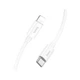 Кабель HOCO X87 Magic silicone PD charging data cable for iP White (6931474783189) - изображение 1