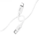 Кабель HOCO X87 Magic silicone PD charging data cable for iP White (6931474783189) - изображение 3