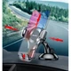 Автотримач для телефону Baseus Osculum Type Gravity Car Mount Black (SUYL-XP01) - зображення 11