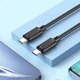 Кабель HOCO X88 Gratified 60W сканування даних cable для Type-C to Type-C Black (6931474783363) - зображення 5