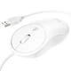 Миша HOCO GM13 Esteem business wired mouse White (6931474757852) - изображение 1