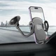 Автотримач для телефона HOCO H10 General car holder(windshield) Black (6931474791580) - изображение 8