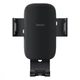 Автотримач для телефона Baseus Metal AgeⅡ Gravity Car Mount（Air Outlet Version）Black (SUJS000001) - изображение 3