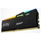 Модуль памяти DDR5 16GB/6400 Kingston Fury Beast RGB Black (KF564C32BBA-16) - изображение 2