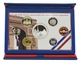 Набір монет Японія набір з 7 монет 2008 Proof 150 років відносин між Японією і Францією 1 - 500 єн, 1,5 євро (срібло) - зображення 1