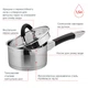 Ківш Vinzer Progresso з кришкою 16 см 1.5 л (5907706500511) - зображення 5