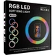 Кольцевая LED лампа DK MJ33 RGB 33 см - изображение 6