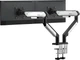 Настольное крепление для двух мониторов Anda Seat Stealth PRO II Duo 17''-42'' Black & White (AD-W-A9-2S-BW) - изображение 8