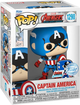 Figurka Funko Pop! Marvel Los Vengadores Avengers Captain America Exclusive z przypinka 9 cm (889698701280) - obraz 1