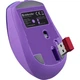 Беспроводная бесшумная мышка Defender Mystery MM-301 Bluetooth+2.4G 1600 dpi 4кн 500mAh LED Purple (52301) - изображение 5