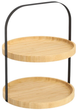 Patera bambusowa Zeller MAVARO z uchwytem 2-poziomowa (4003368253985) - obraz 1