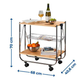 Барний столик Wenko Deluxe Dinett на колесиках 40.5 x 68 см (4008838099896) - зображення 3