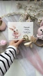 Іменний конверт для зберігання першого локону Чарівне зайченя HeyBaby - изображение 3